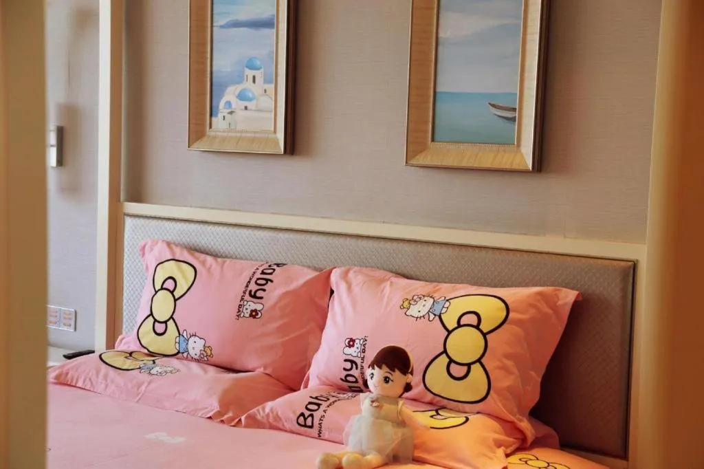 Bed in Xi'an International Innovation Talent Exchange Center Hotel