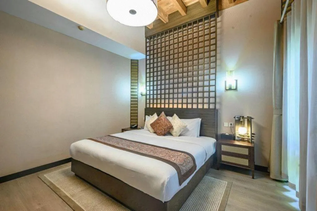 Bed in Xi'an International Innovation Talent Exchange Center Hotel