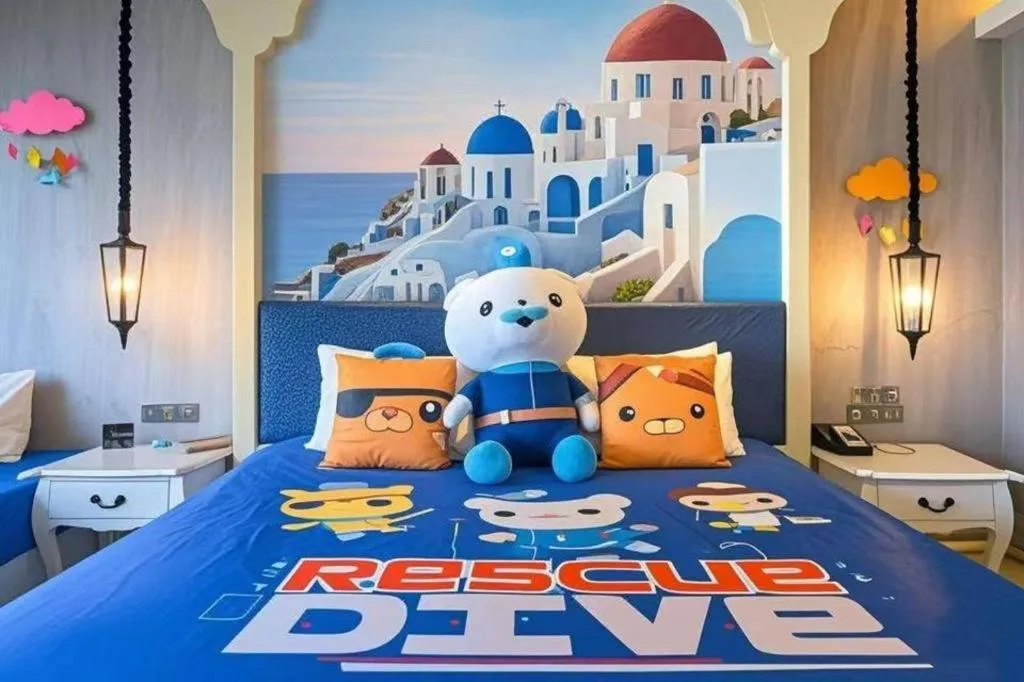 Bed in Xi'an International Innovation Talent Exchange Center Hotel