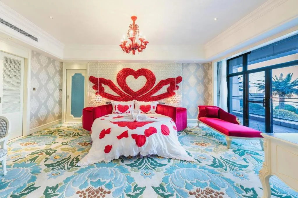 Bed in Xi'an International Innovation Talent Exchange Center Hotel