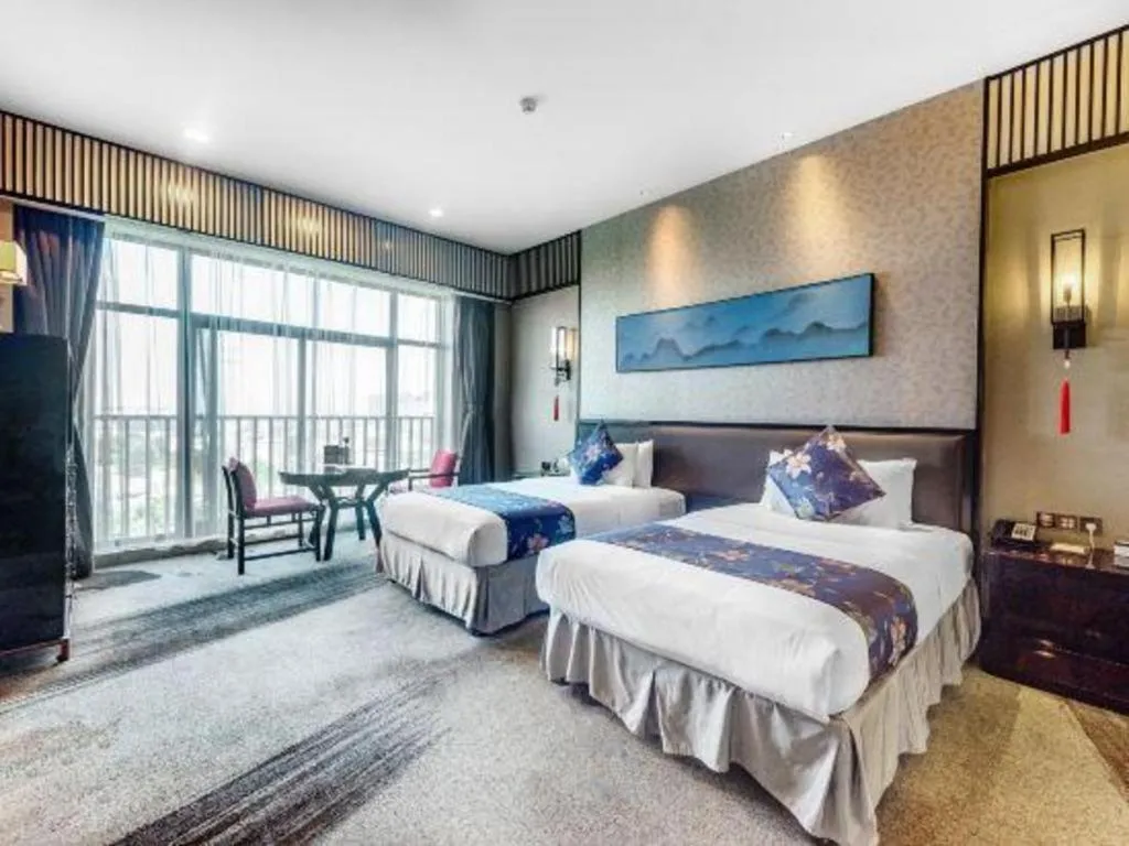 Bed in Xi'an International Innovation Talent Exchange Center Hotel