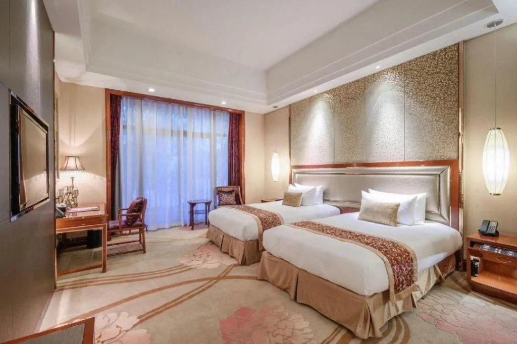 Bed in Xi'an International Innovation Talent Exchange Center Hotel