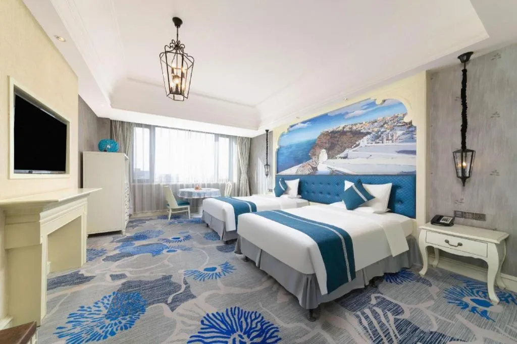 Bed in Xi'an International Innovation Talent Exchange Center Hotel