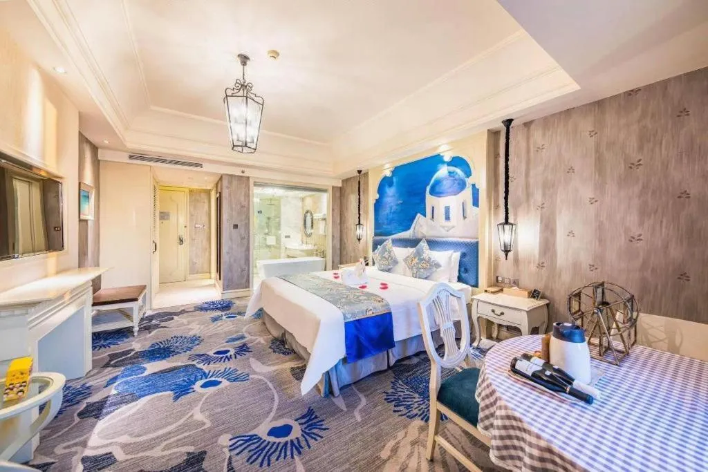 Bed in Xi'an International Innovation Talent Exchange Center Hotel