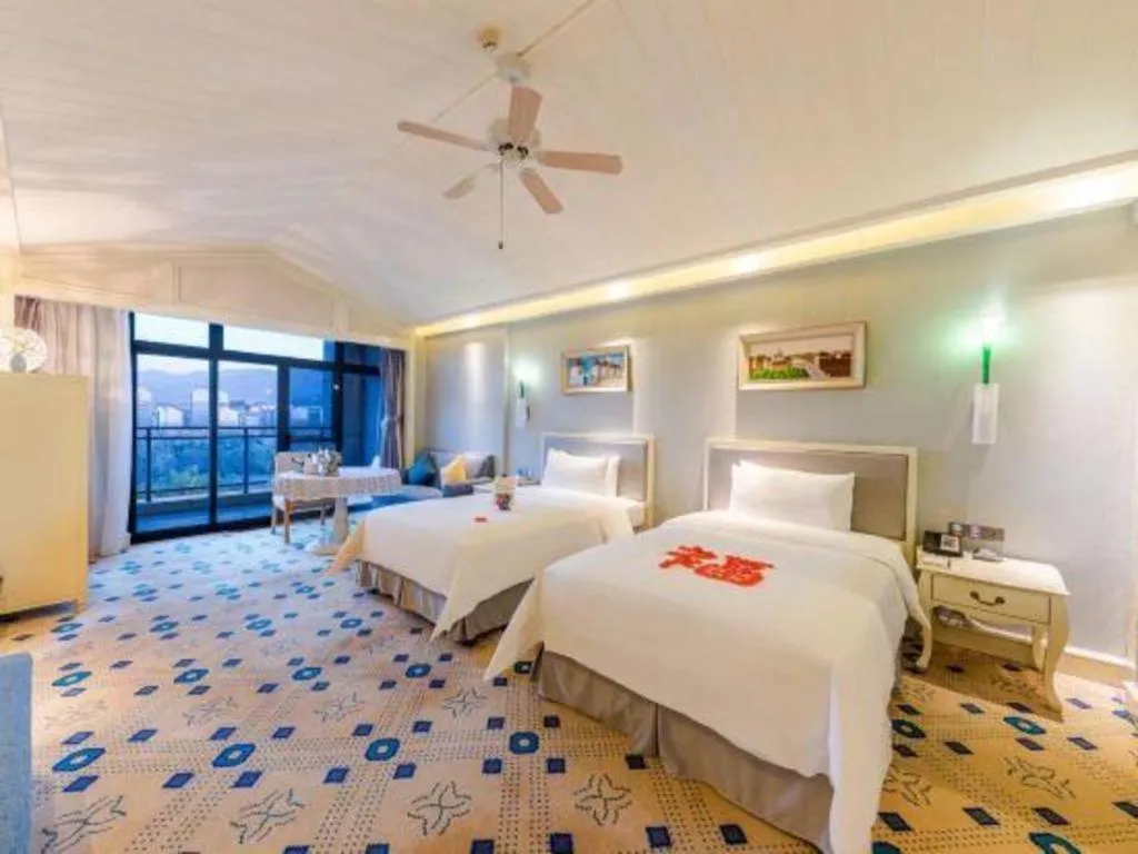 Bed in Xi'an International Innovation Talent Exchange Center Hotel