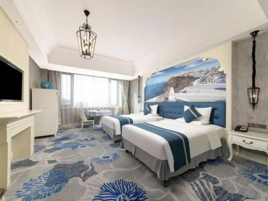 Bed in Xi'an International Innovation Talent Exchange Center Hotel