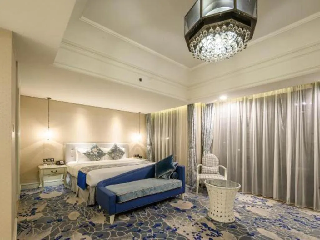 Bed in Xi'an International Innovation Talent Exchange Center Hotel