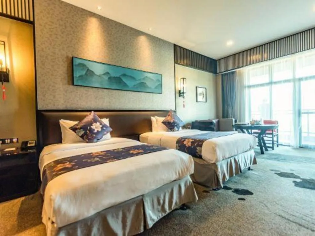 Bed in Xi'an International Innovation Talent Exchange Center Hotel