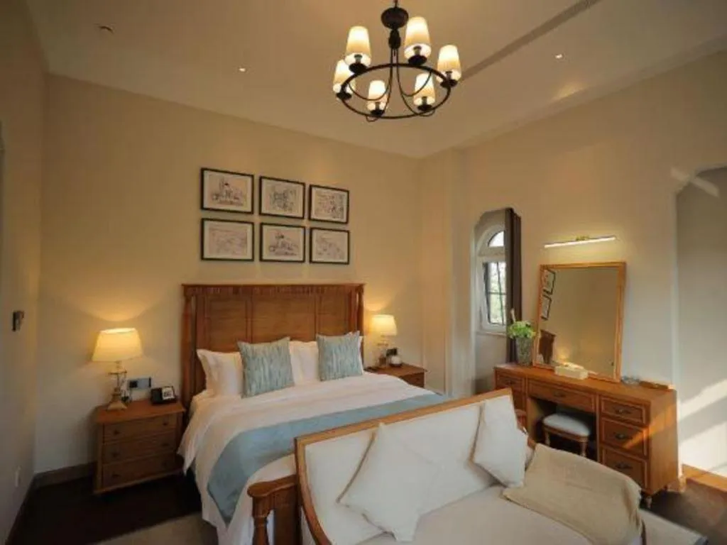 Bed in Xi'an International Innovation Talent Exchange Center Hotel