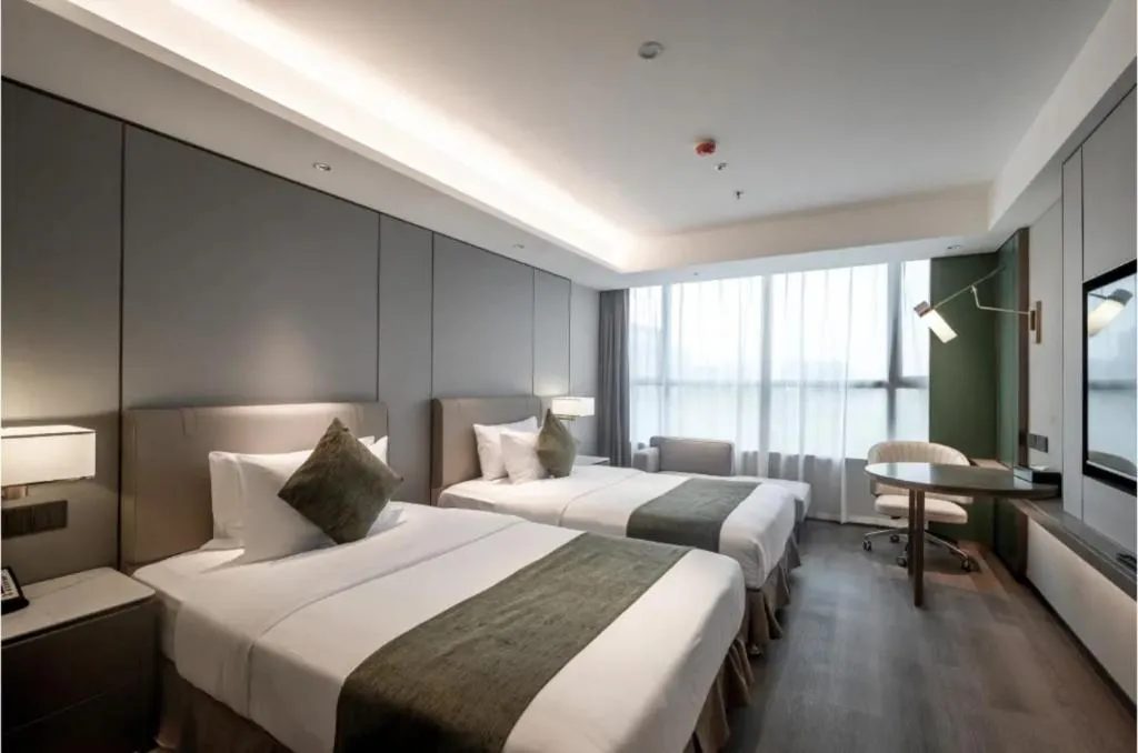 Bed in Xi'an International Innovation Talent Exchange Center Hotel