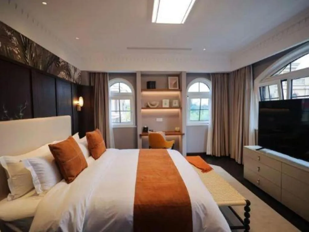 Bed in Xi'an International Innovation Talent Exchange Center Hotel