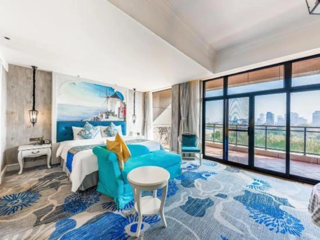 Bed in Xi'an International Innovation Talent Exchange Center Hotel