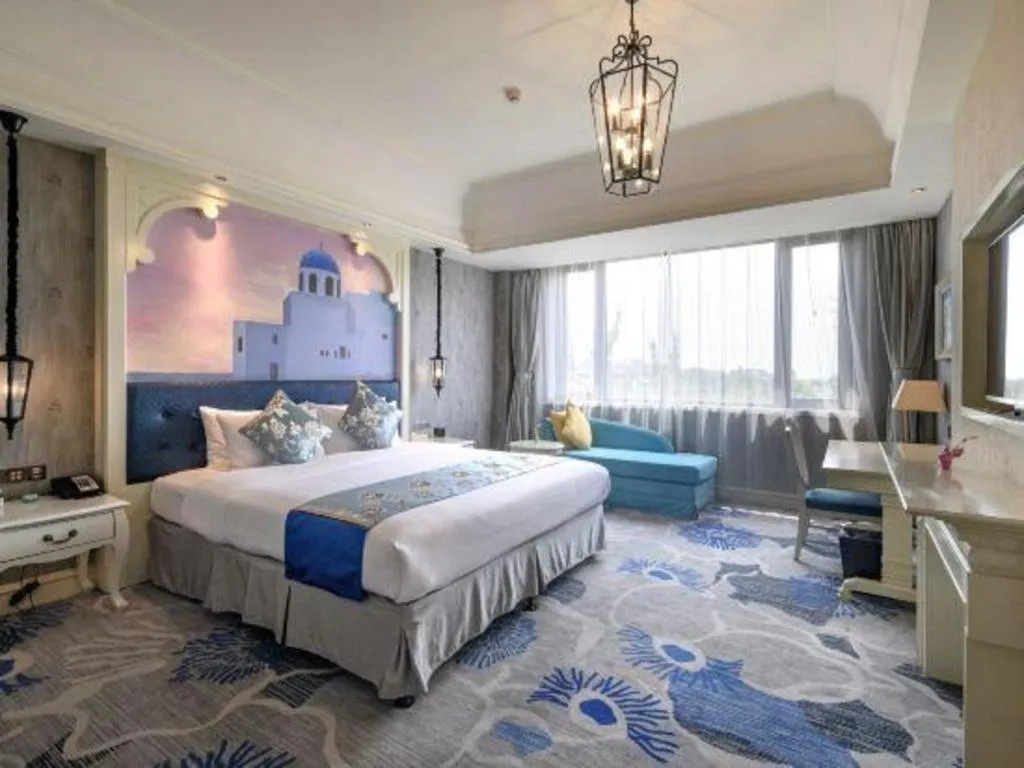 Bed in Xi'an International Innovation Talent Exchange Center Hotel