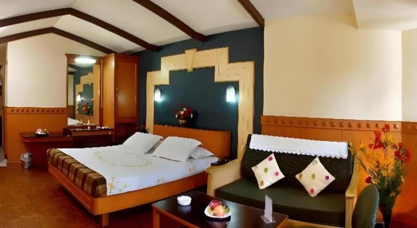 Bed in Hotel Hilltop Towers