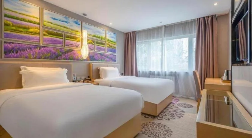 Bed in Lavande Hotel Qingdao North Station Siliu South Road