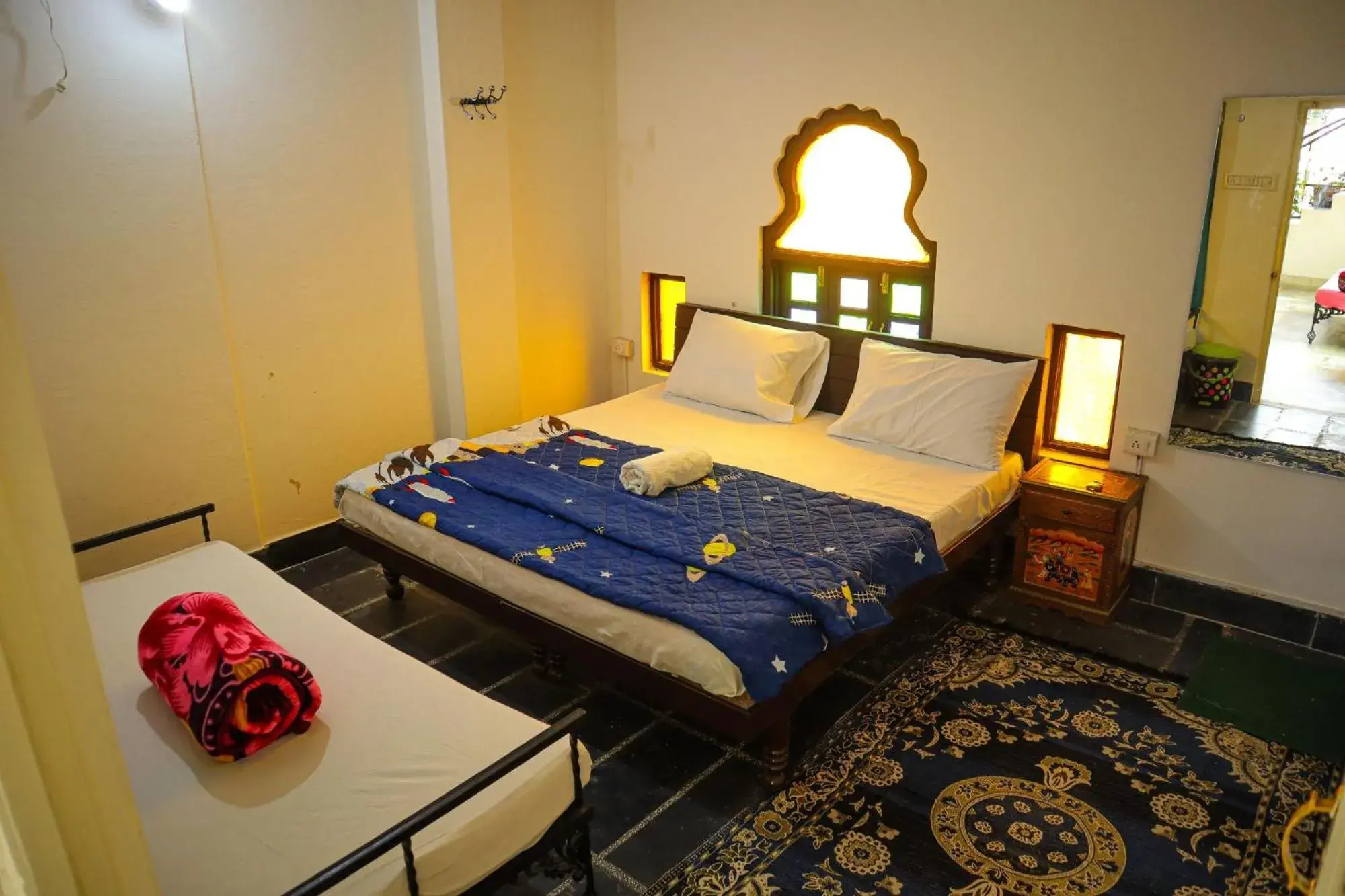 Bedroom, Bed in Dreamyard Udaipur Bedroom, Bed in Dreamyard Udaipur
