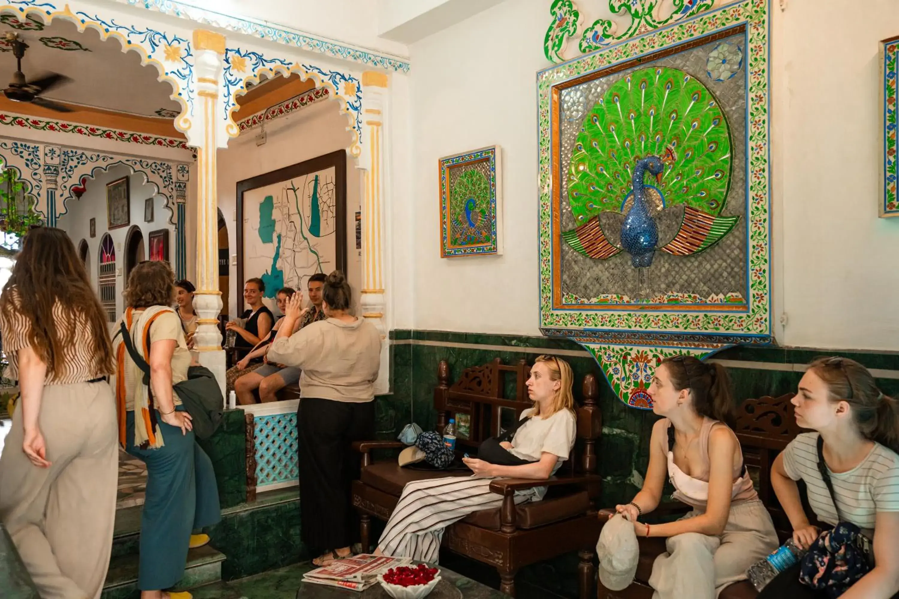 Lobby or reception in Dreamyard Udaipur Lobby or reception in Dreamyard Udaipur