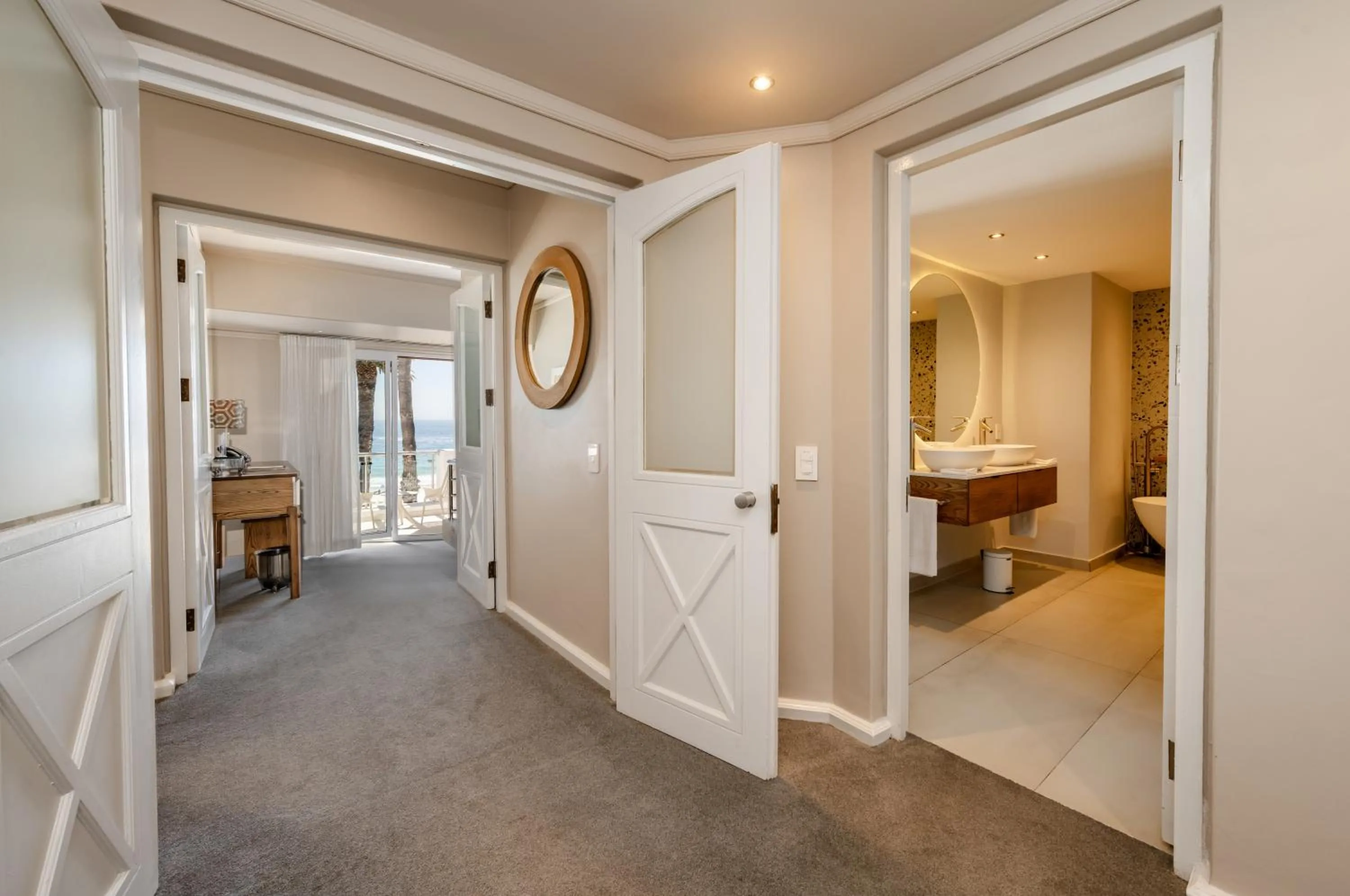 Decorative detail, Bed in The Bay Hotel