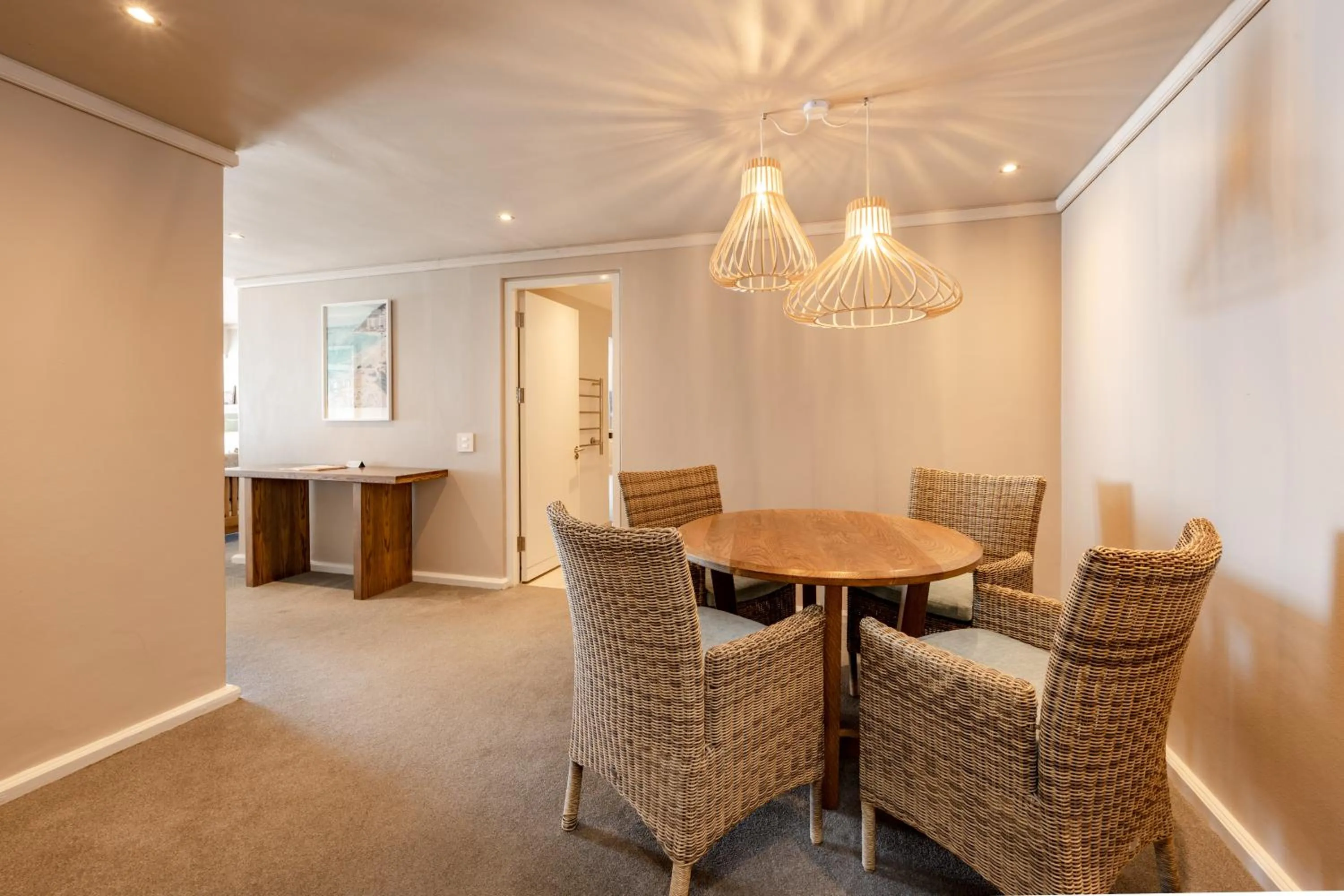 Dining area in The Bay Hotel