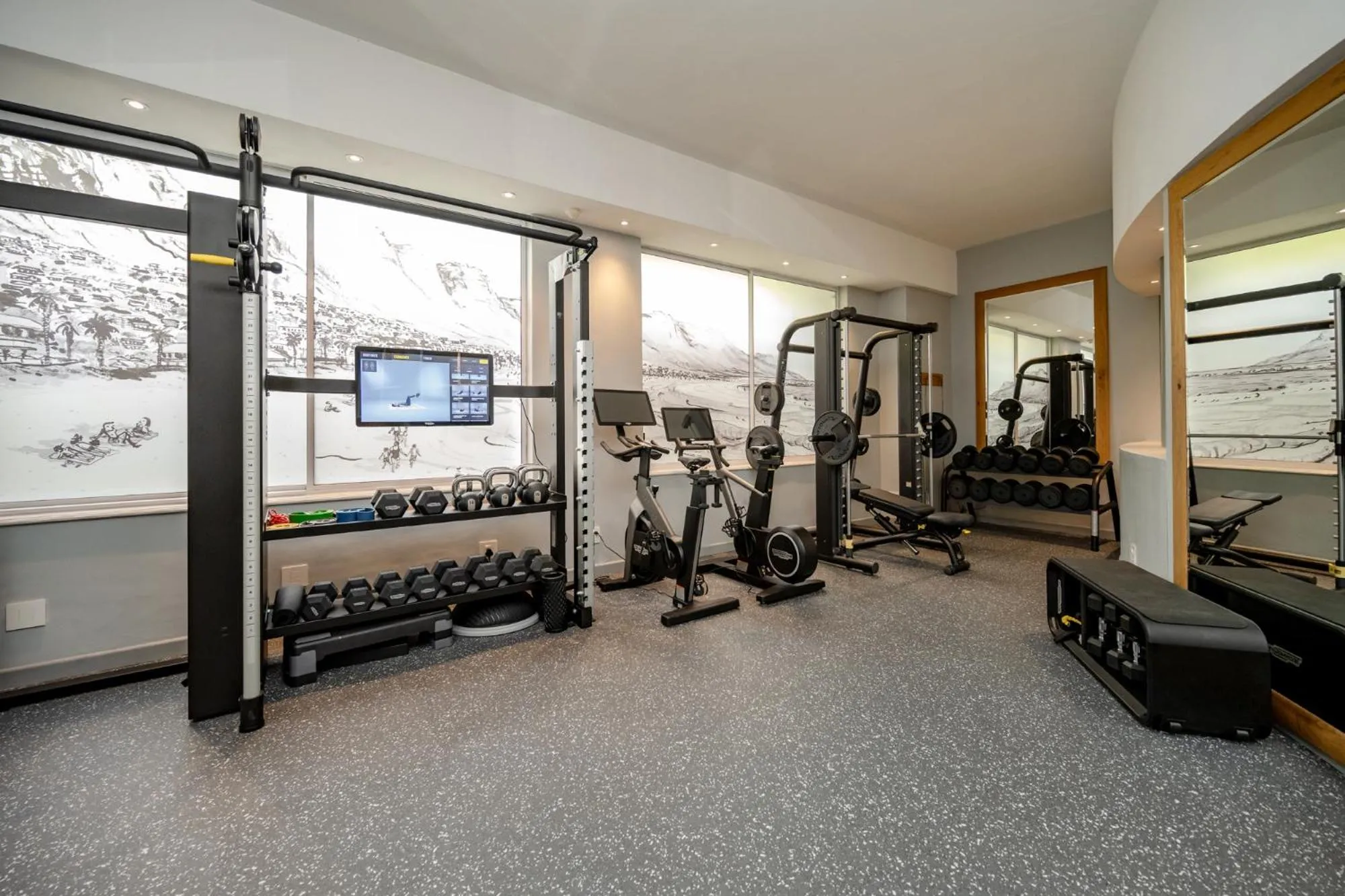 Fitness centre/facilities in The Bay Hotel