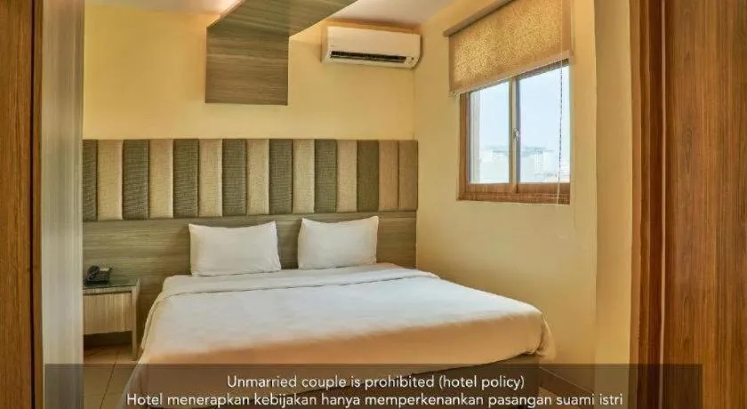 Bed in Hotel Alia Boutique Pasar Baru