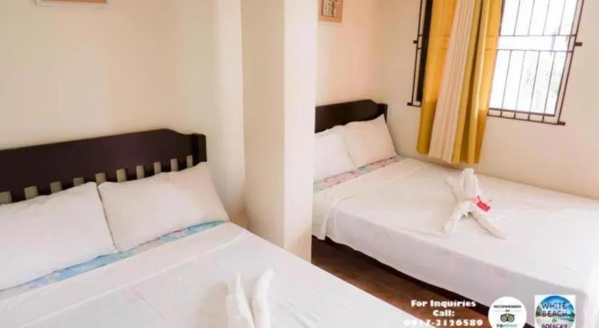 Bed in White Beach de Boracay