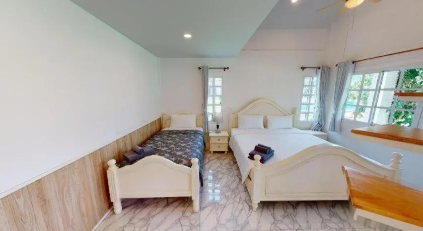 Bed in Saitong Resort