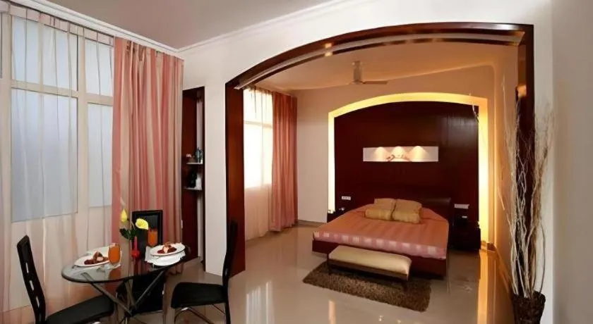 Bed in Hotel Grand President