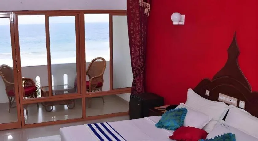 Bed in Jeevan Ayurvedic Beach Resort