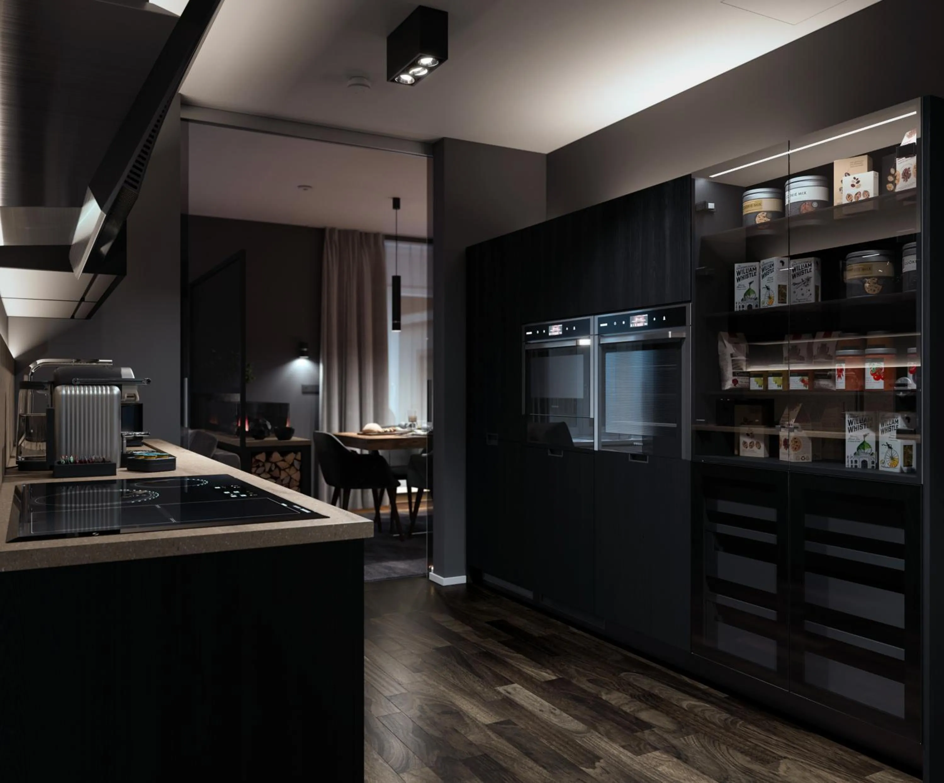 Kitchen or kitchenette in Le Bijou Lintheschergasse / Zurich HB