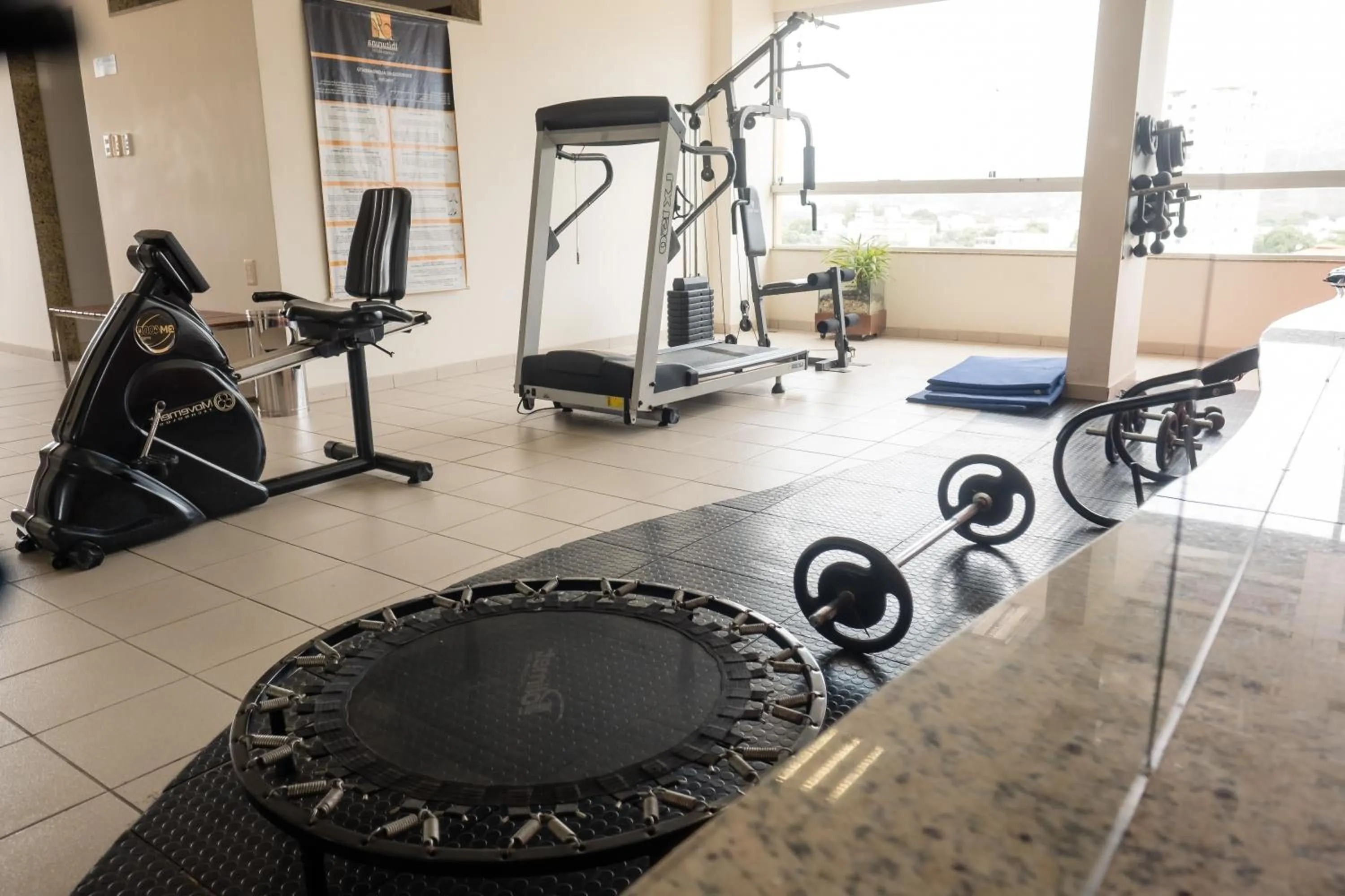 Fitness centre/facilities in Ibituruna Center Hotel