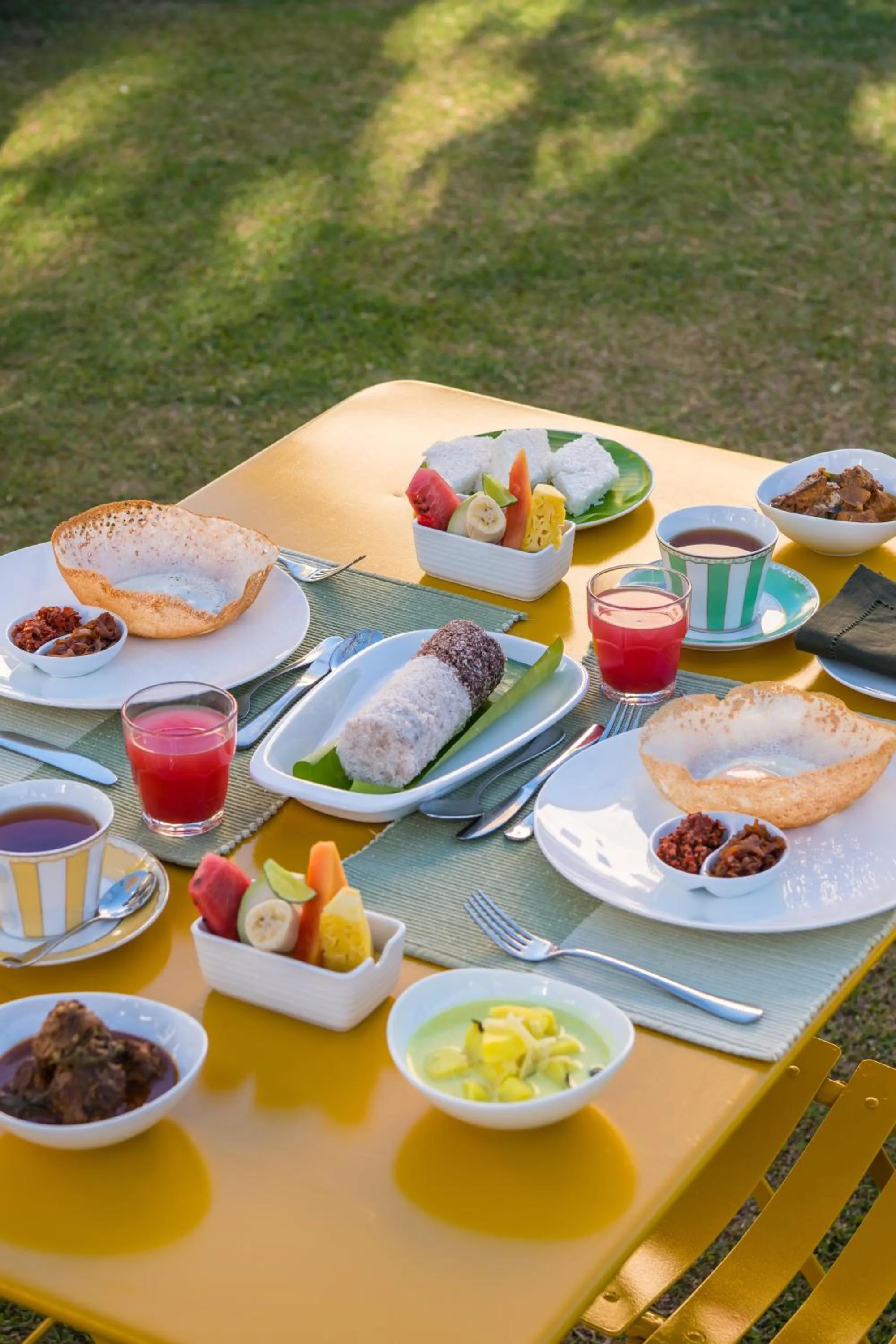 Breakfast in Xavier's Cottage