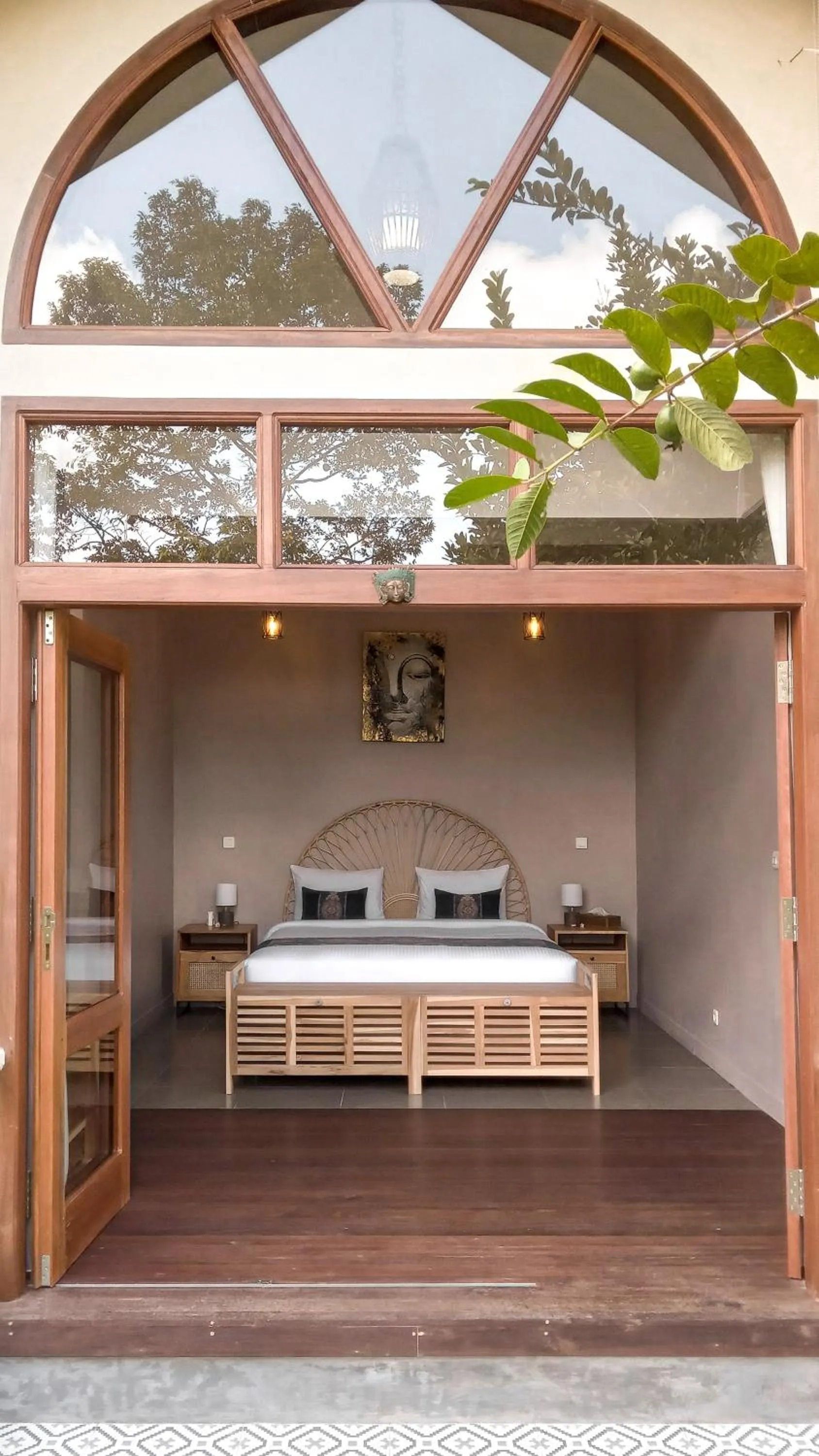 Facade/entrance in Les Rizieres Lombok - Tetebatu