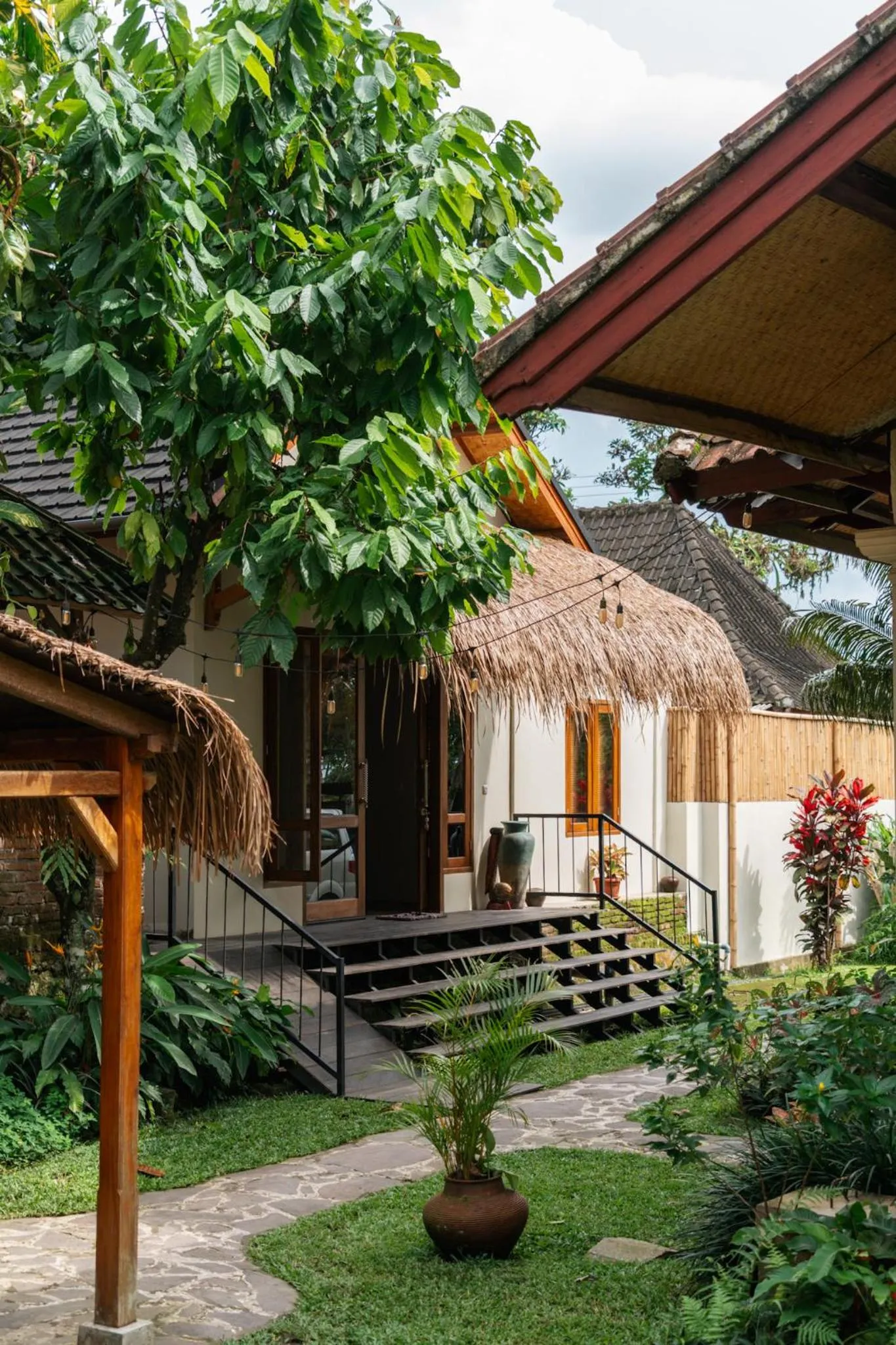 Garden in Les Rizieres Lombok