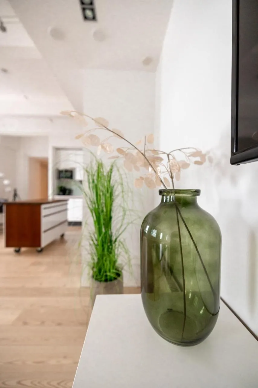 Decorative detail in 2ndhomes Loft Apartment with Spa & Balcony by the White Church