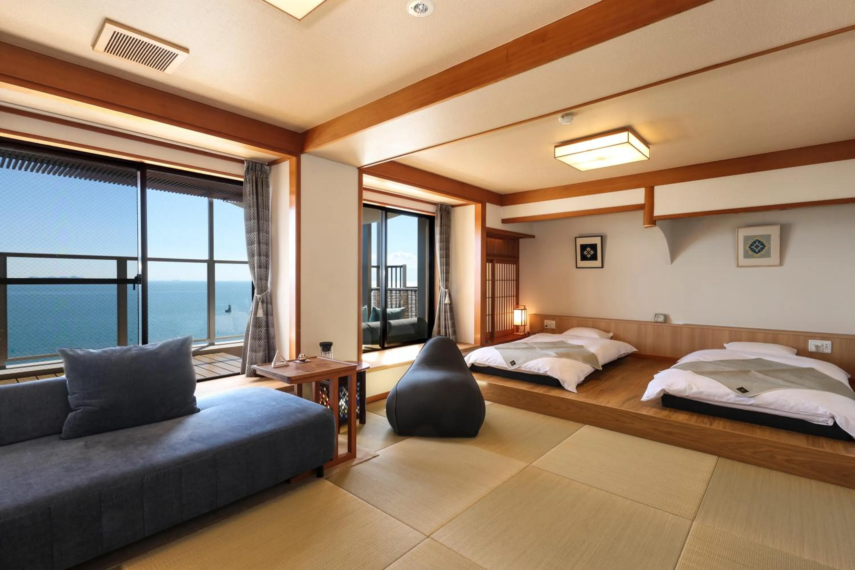 Bed in Ako Onsen Shokichi