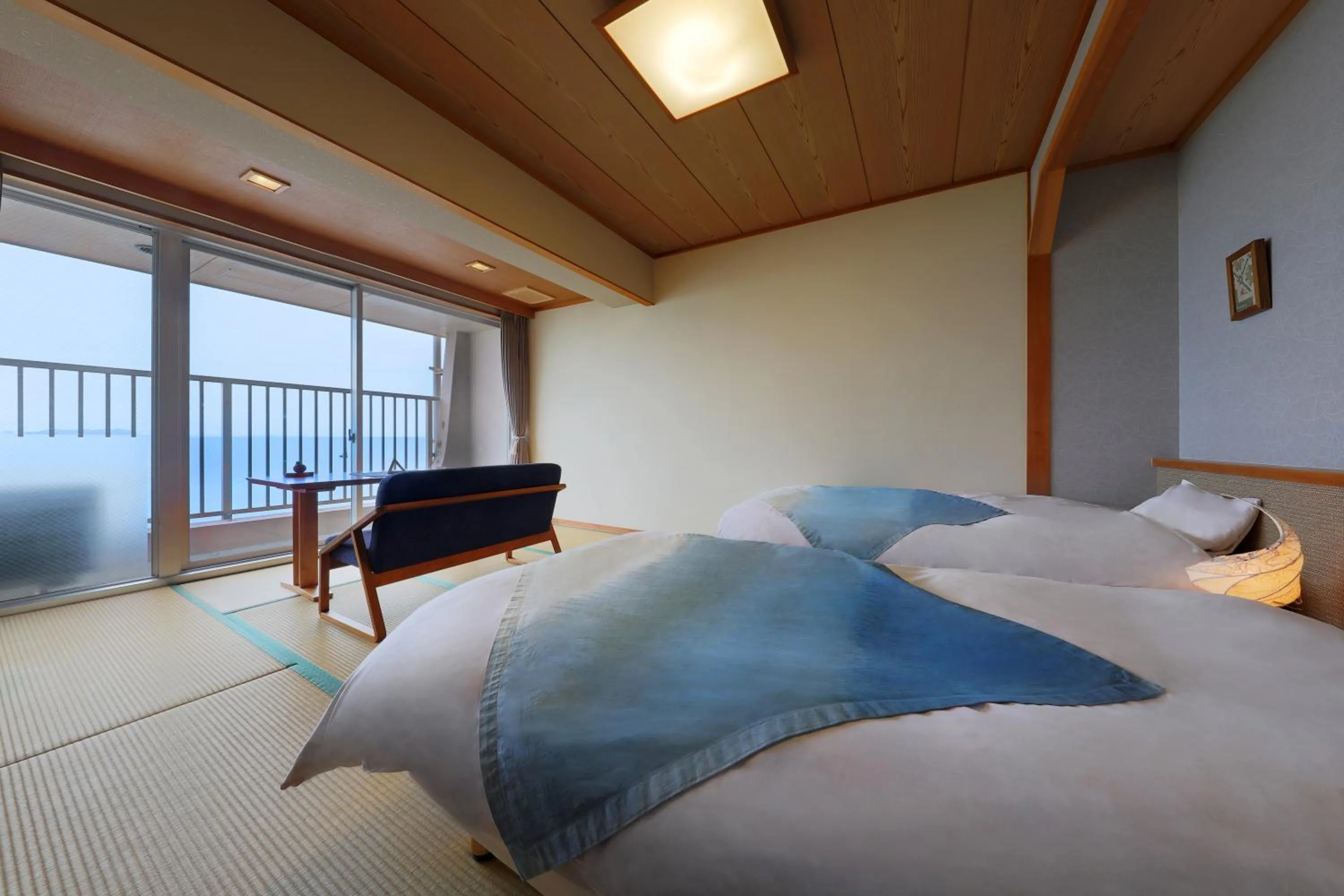 Bed in Ako Onsen Shokichi