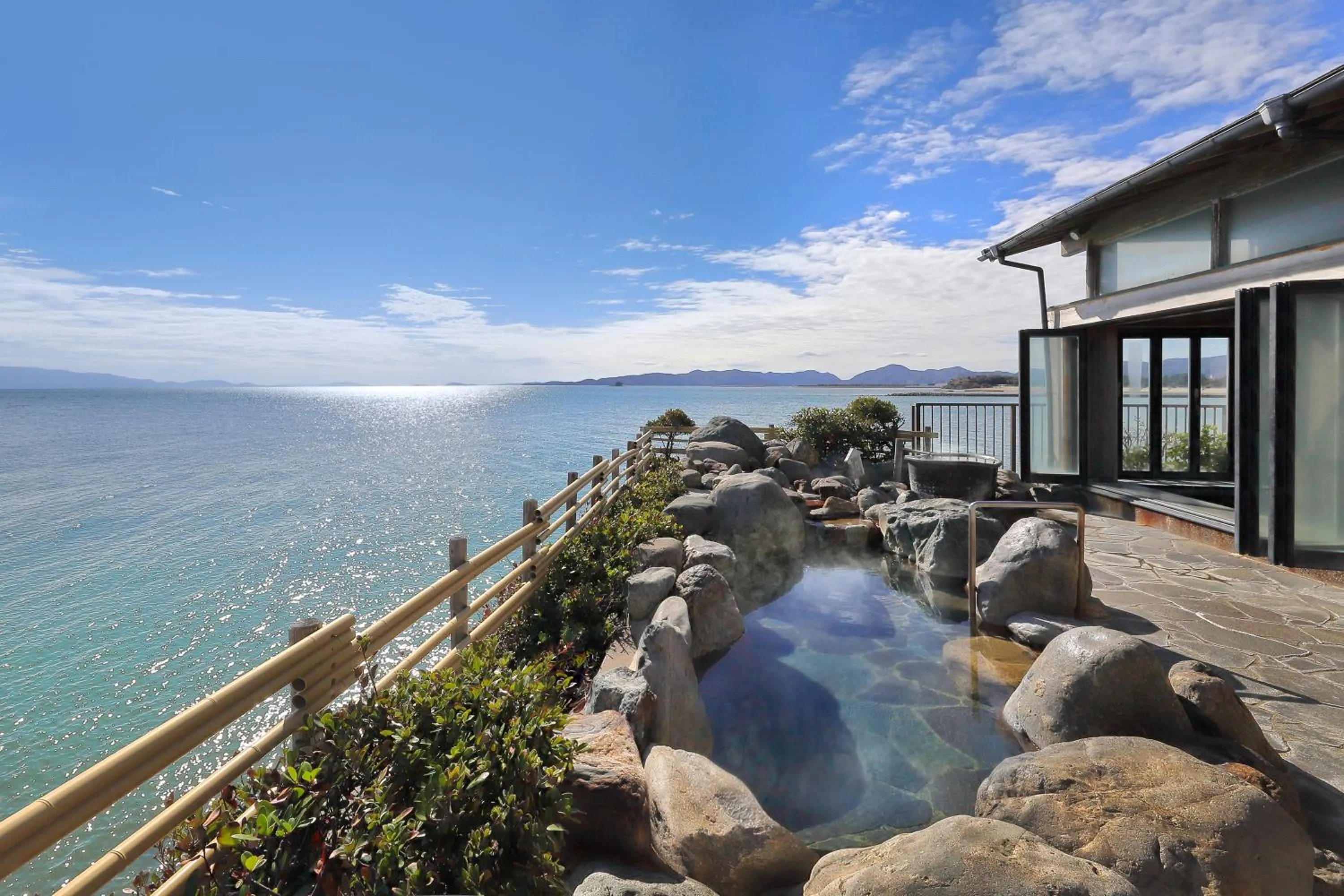 Open Air Bath in Ako Onsen Shokichi