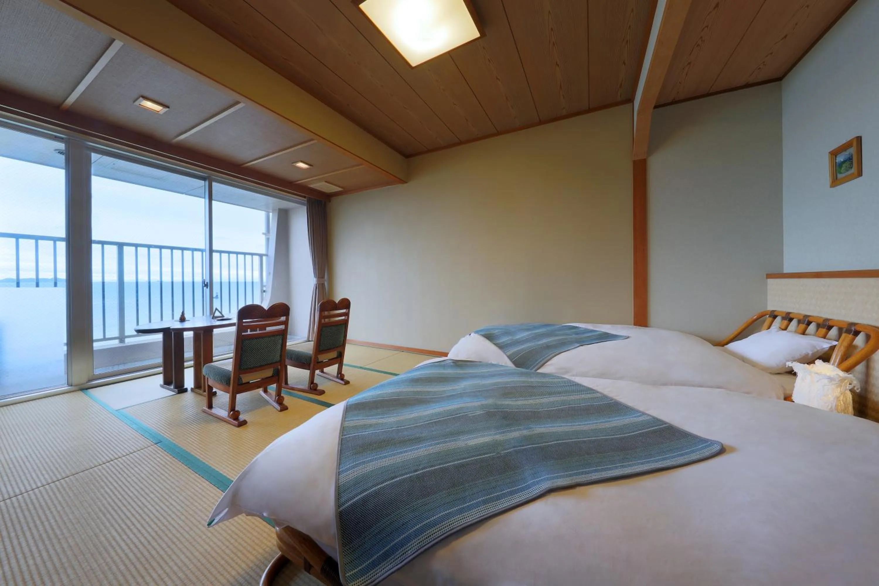 Bed in Ako Onsen Shokichi