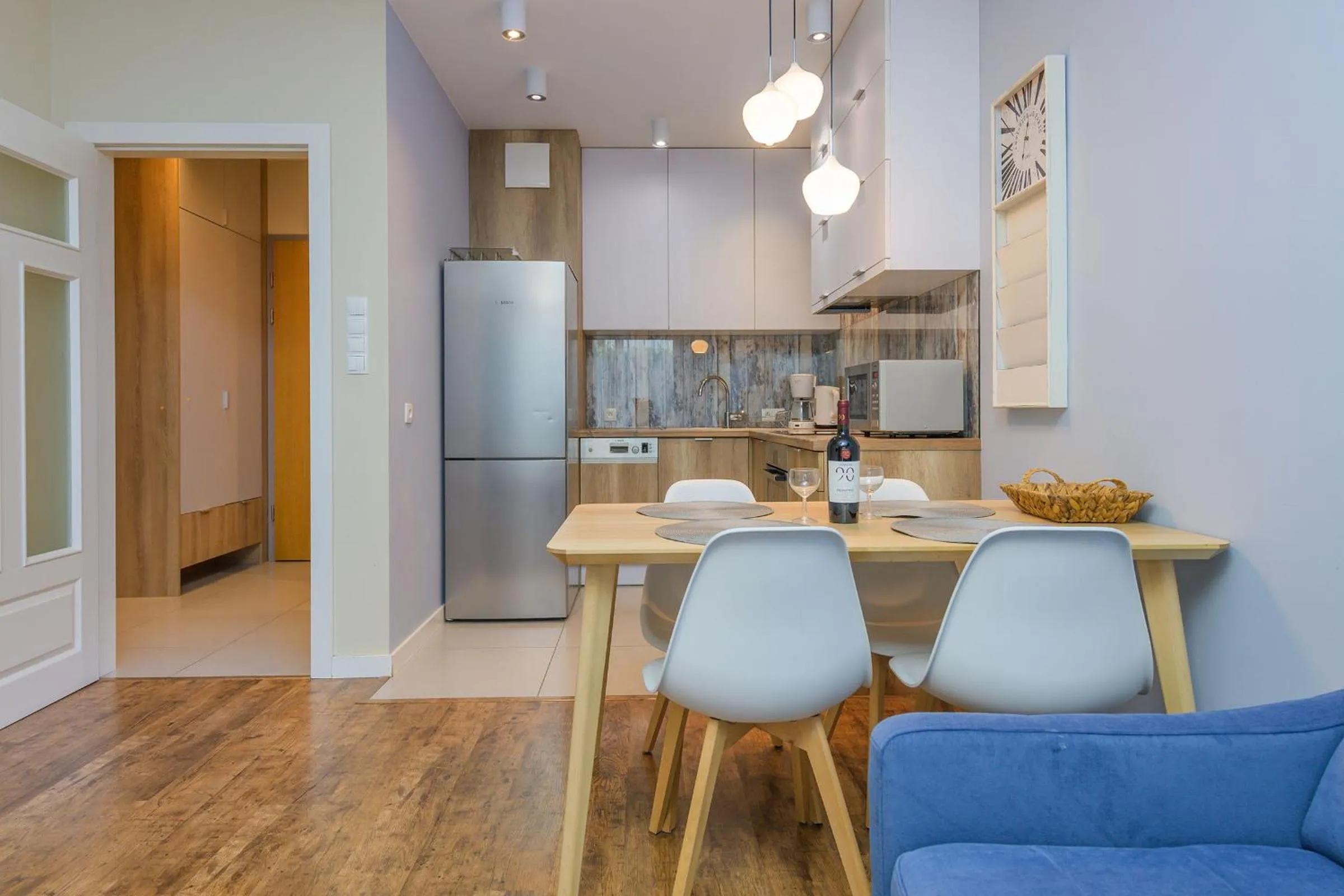 Kitchen or kitchenette in Apartament La Vita Nadmorski