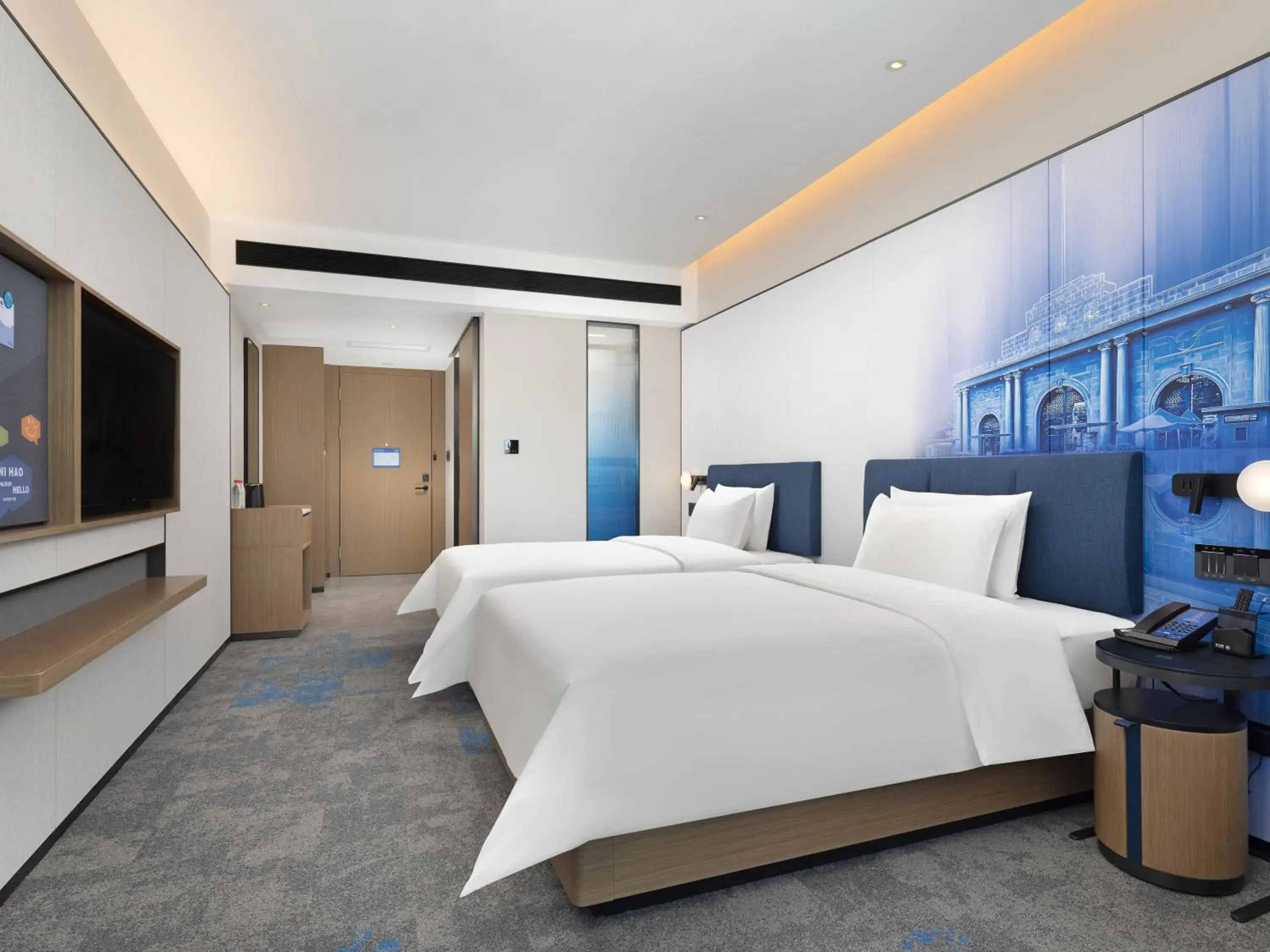 Superior Double Room in Hampton by Hilton Nanjing North Railway Station Superior Double Room in Hampton by Hilton Nanjing North Railway Station