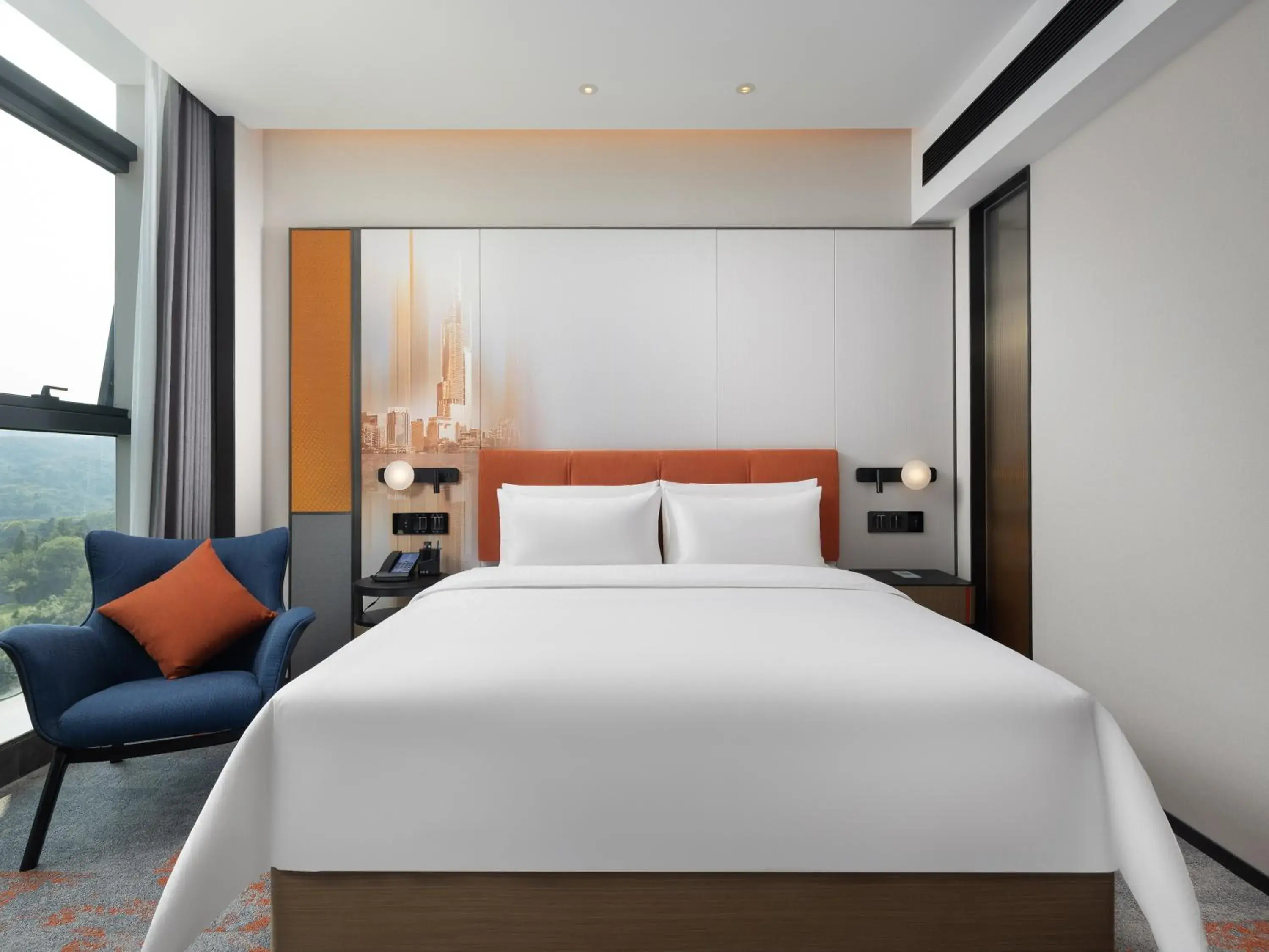 Superior Queen Room in Hampton by Hilton Nanjing North Railway Station Superior Queen Room in Hampton by Hilton Nanjing North Railway Station