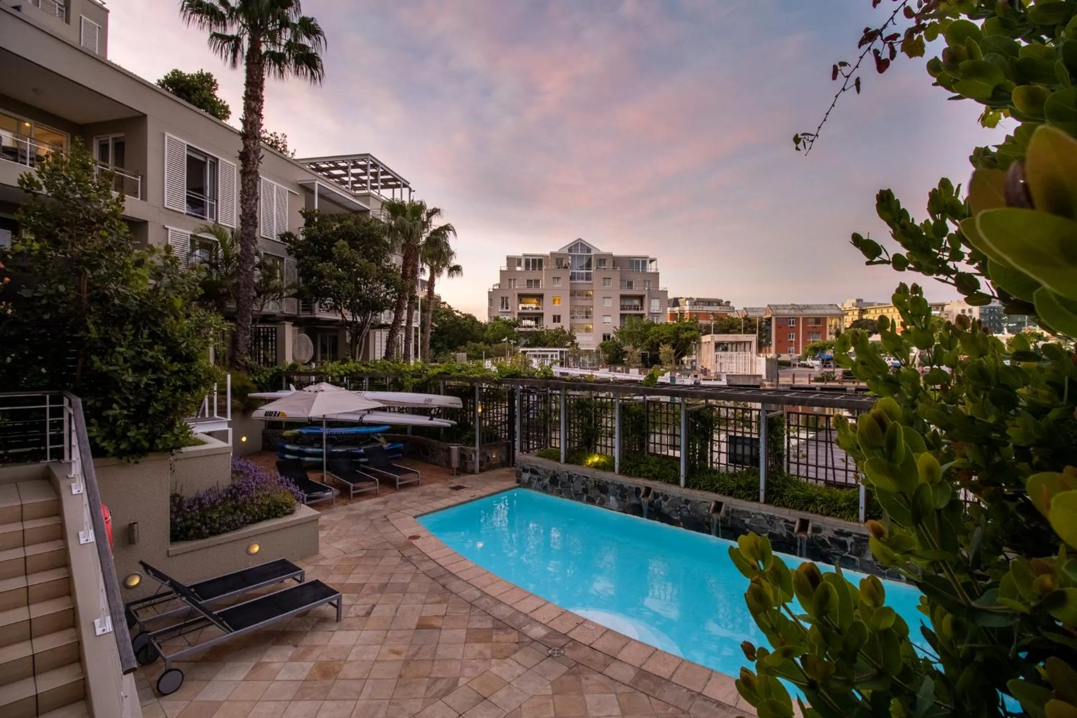 Swimming pool in Waterfront Village