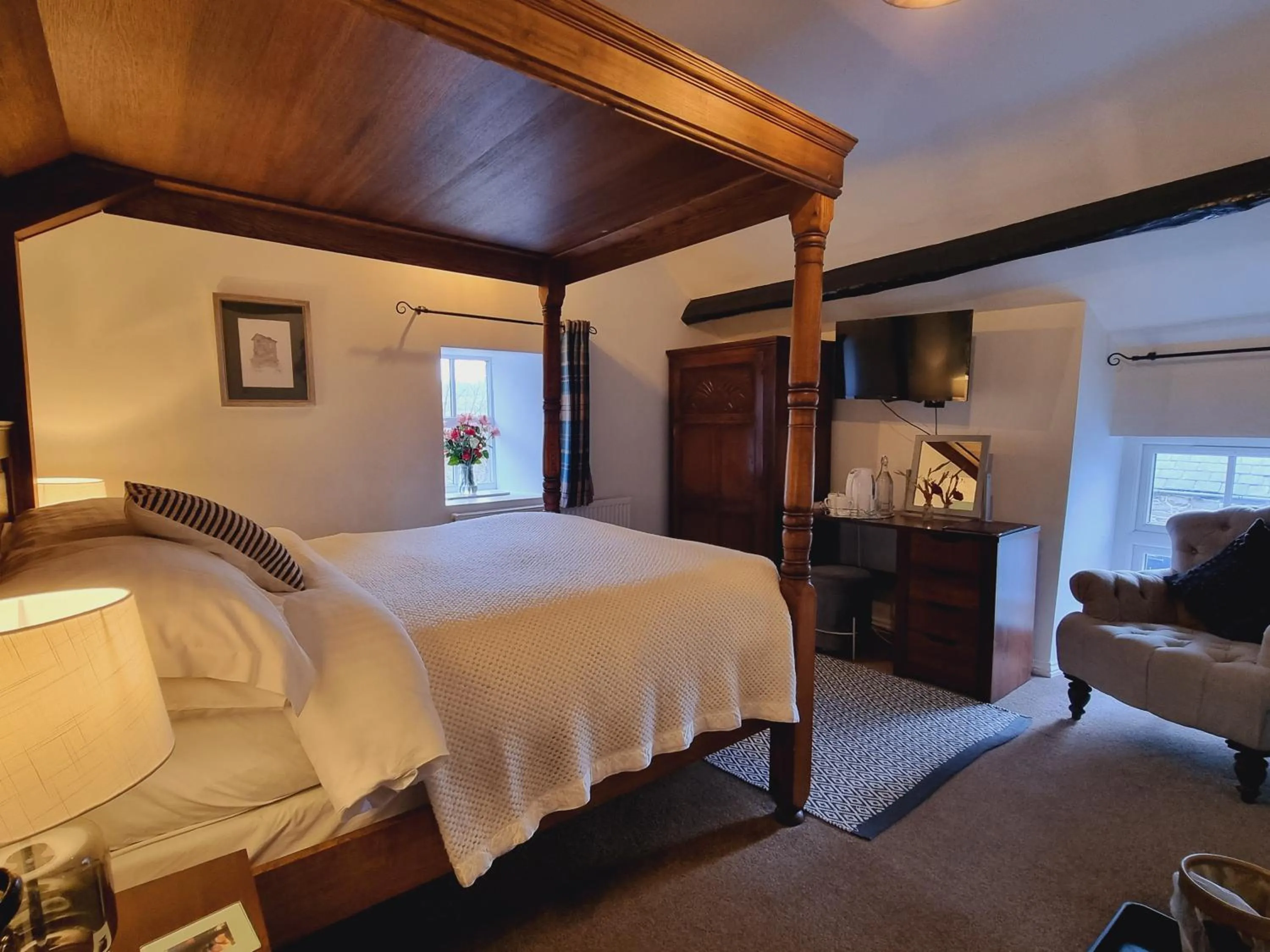 Bed in Lane Head Farm Country Guest House