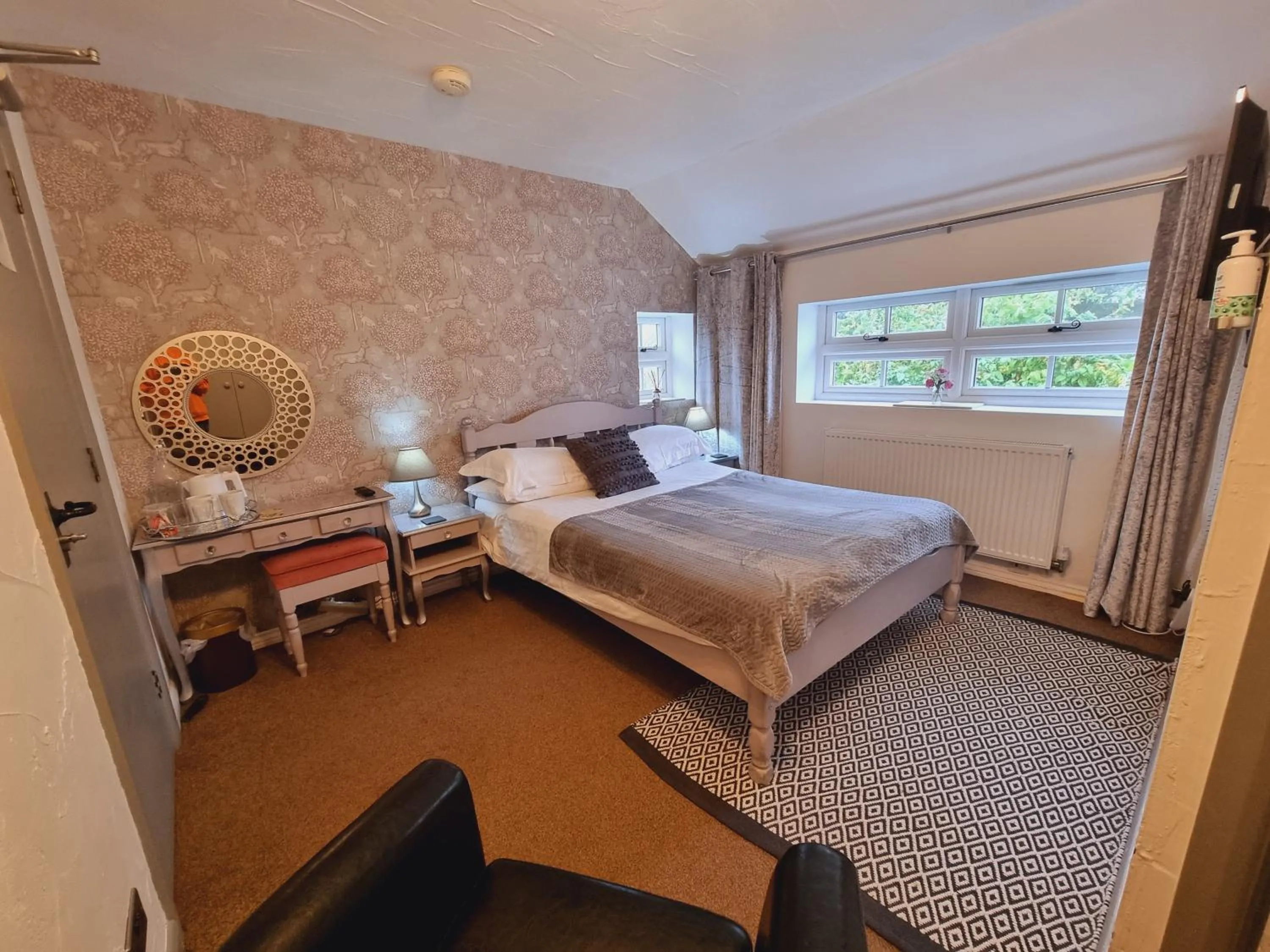 Garden view, Bed in Lane Head Farm Country Guest House