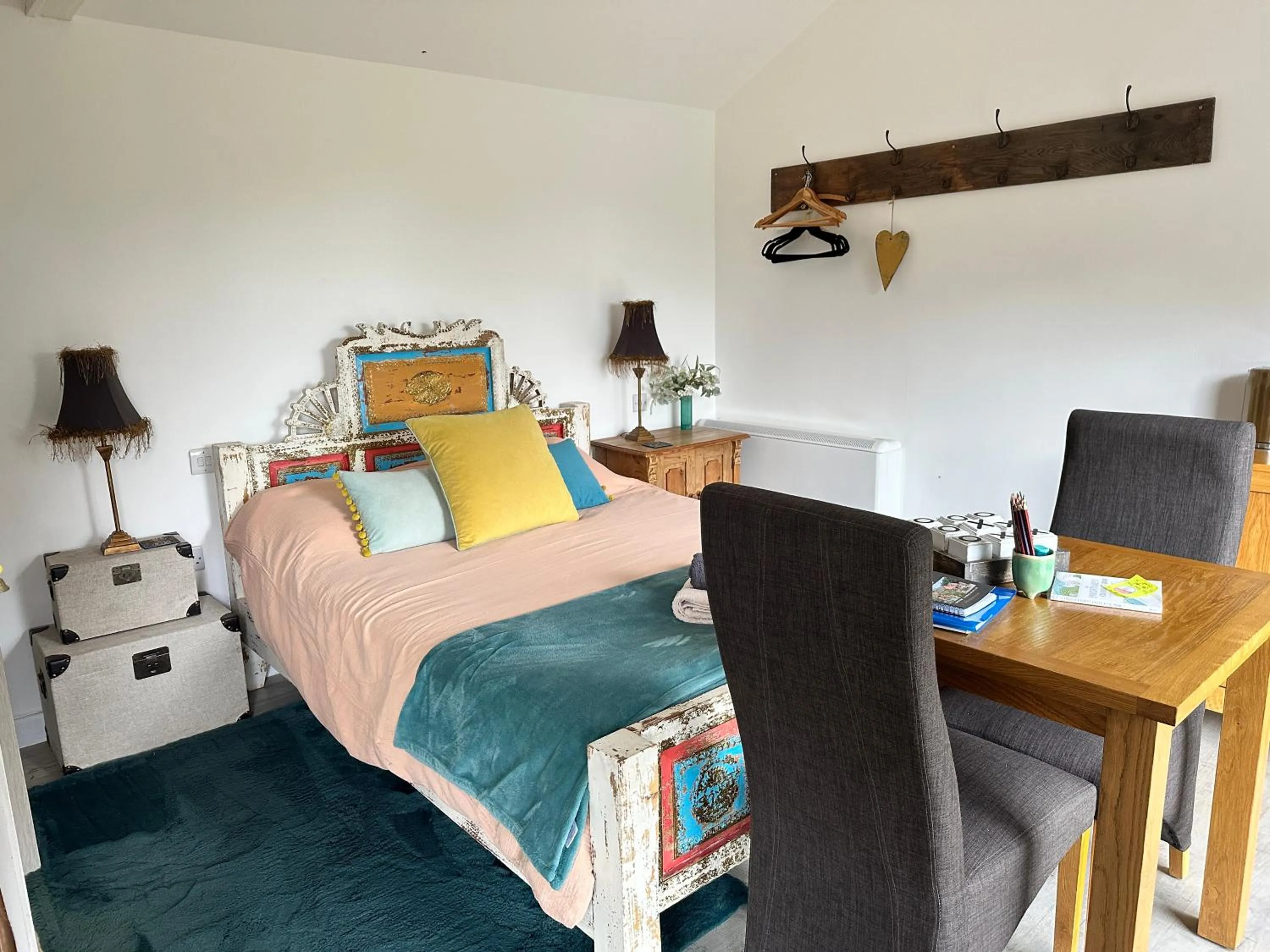 Bed in Bybrook Barn Bed & Breakfast