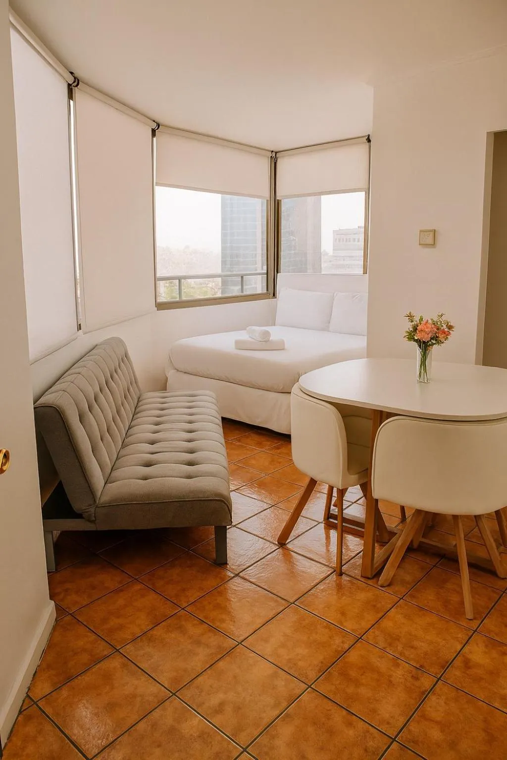 Bed in Apartamentos Costanera Centre