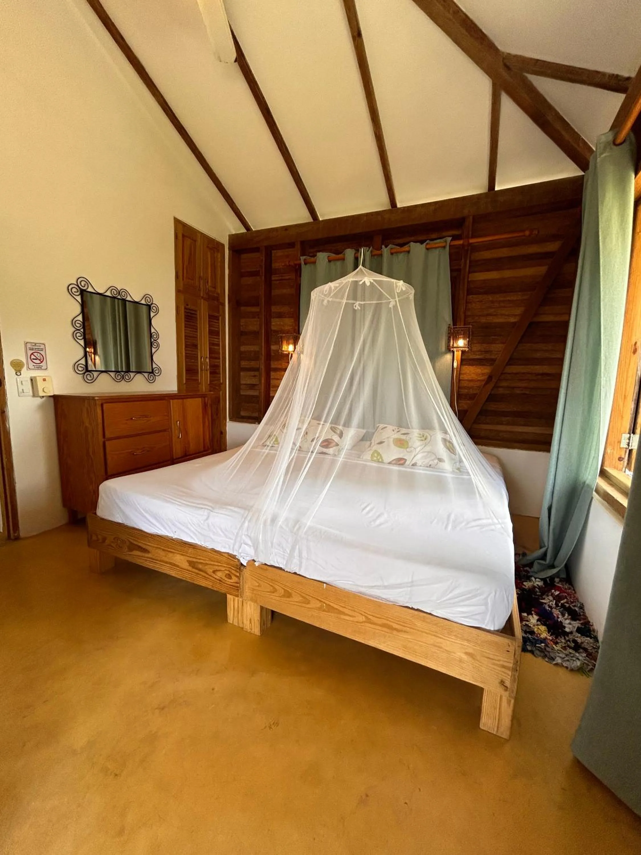 Bed in Clave Verde Ecolodge