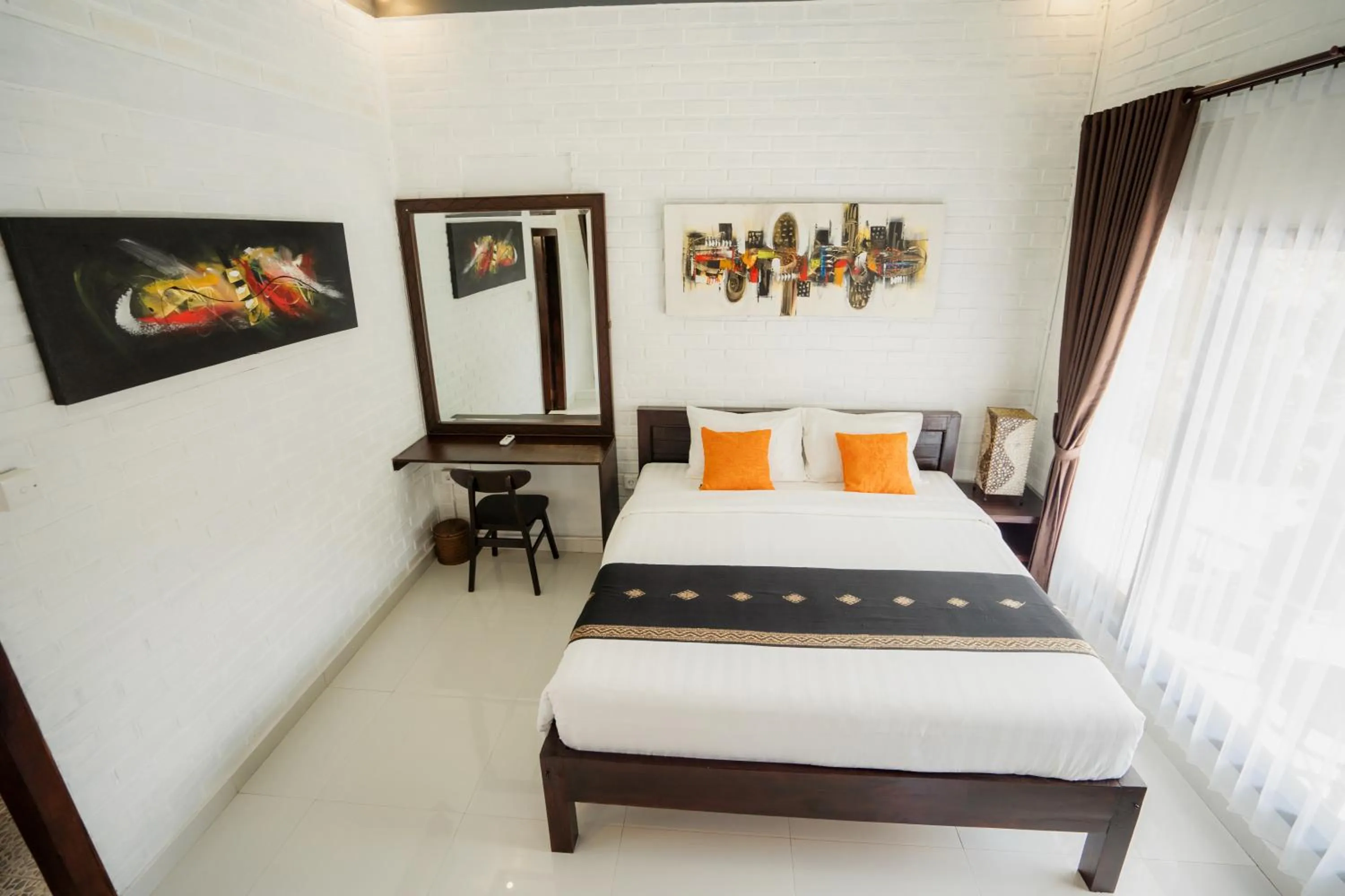 Bed in Astana Swaha Villa