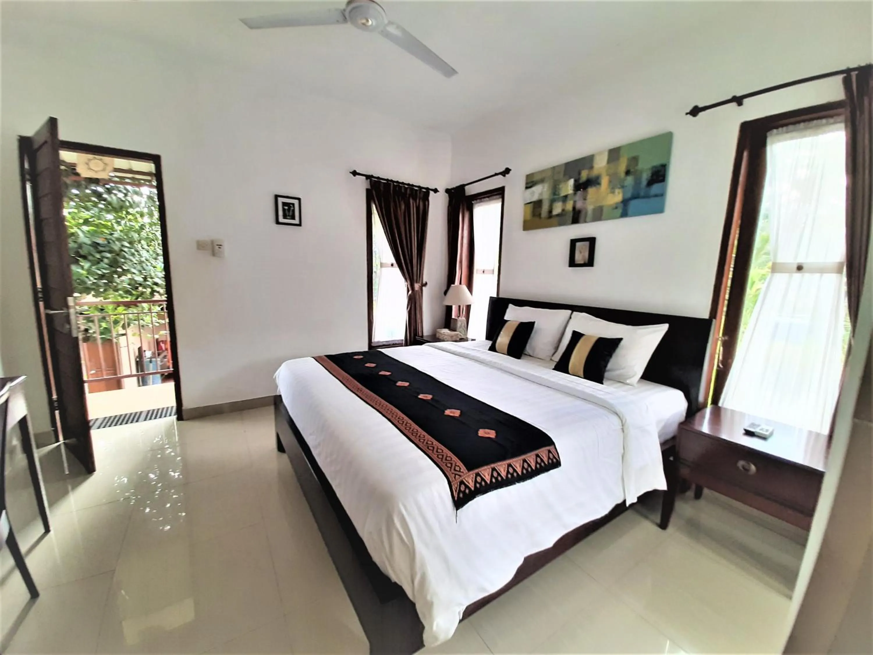 Bed in Astana Swaha Villa